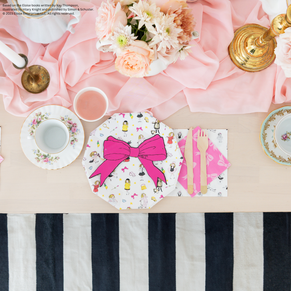 PINK BOW NAPKINS