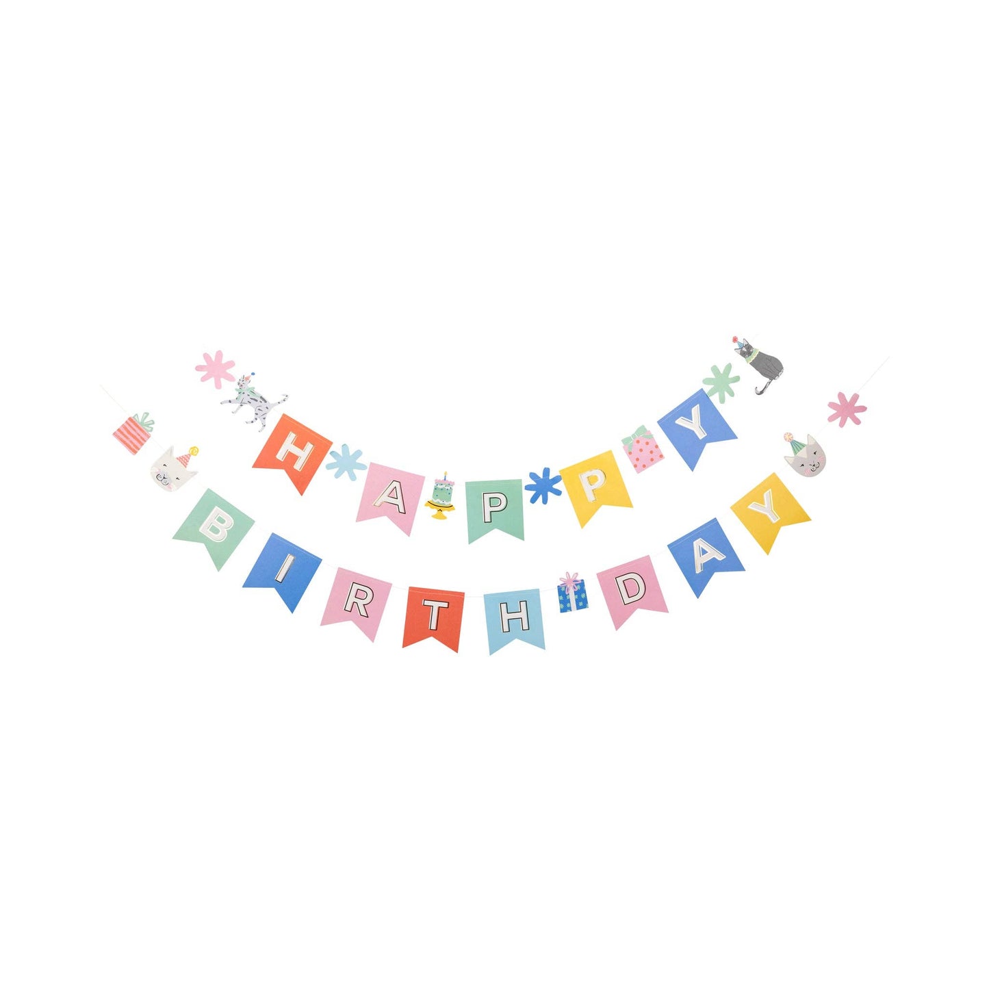 CAT BIRTHDAY BANNER