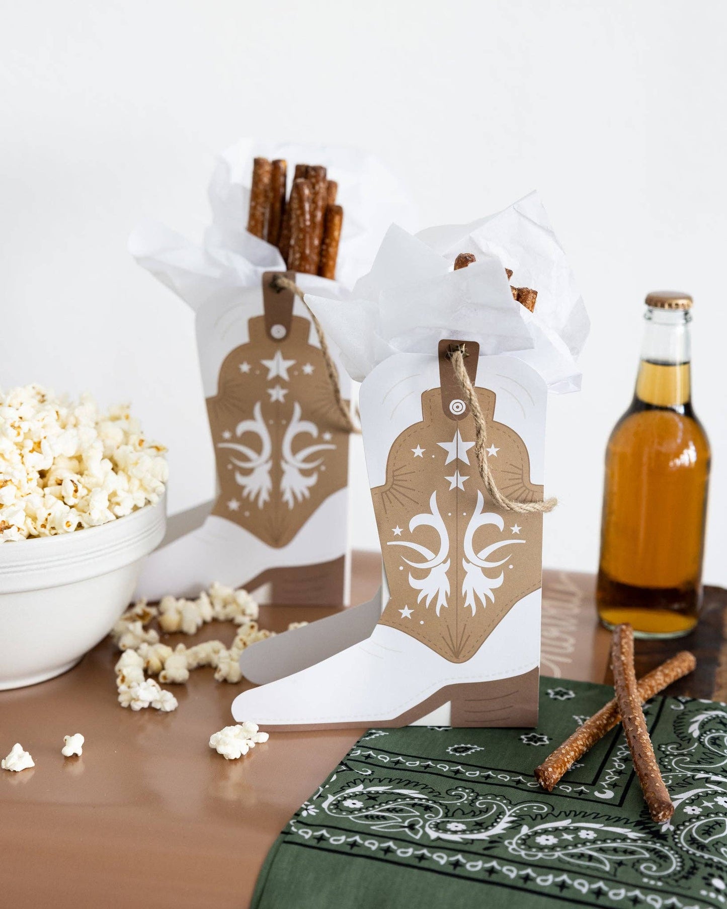 COWBOY BOOT FAVOUR BOX