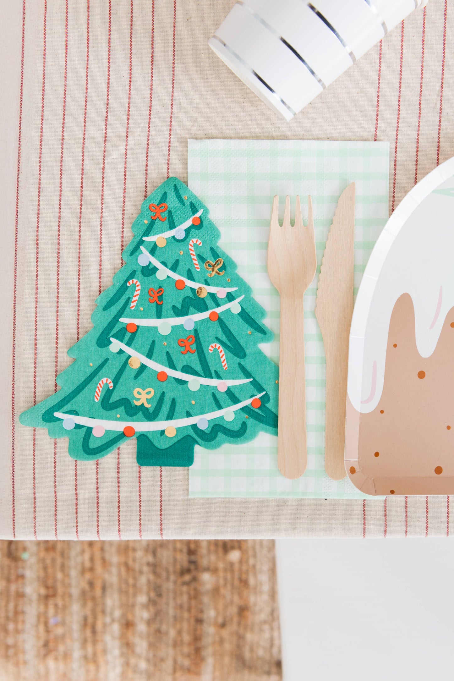 CHRISTMAS TREE NAPKINS