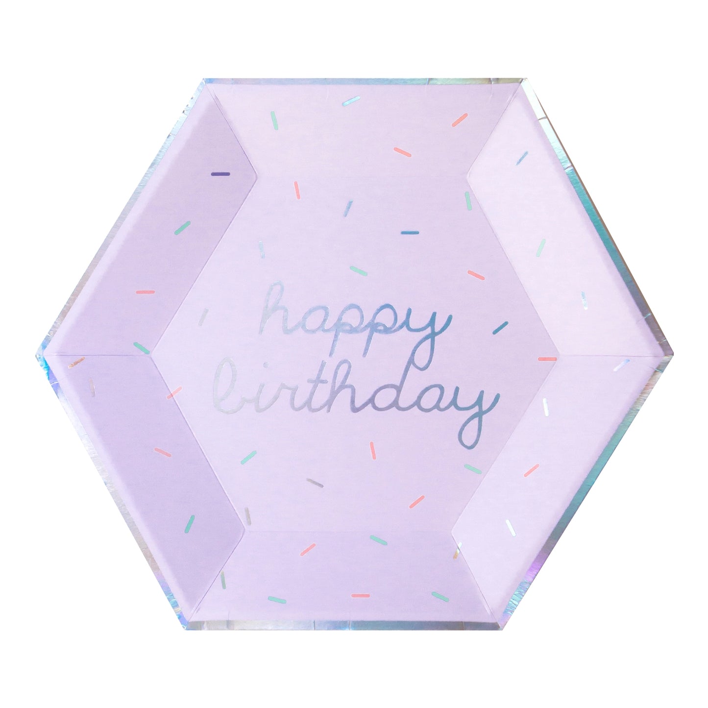 PASTEL SPRINKLE PLATE SET