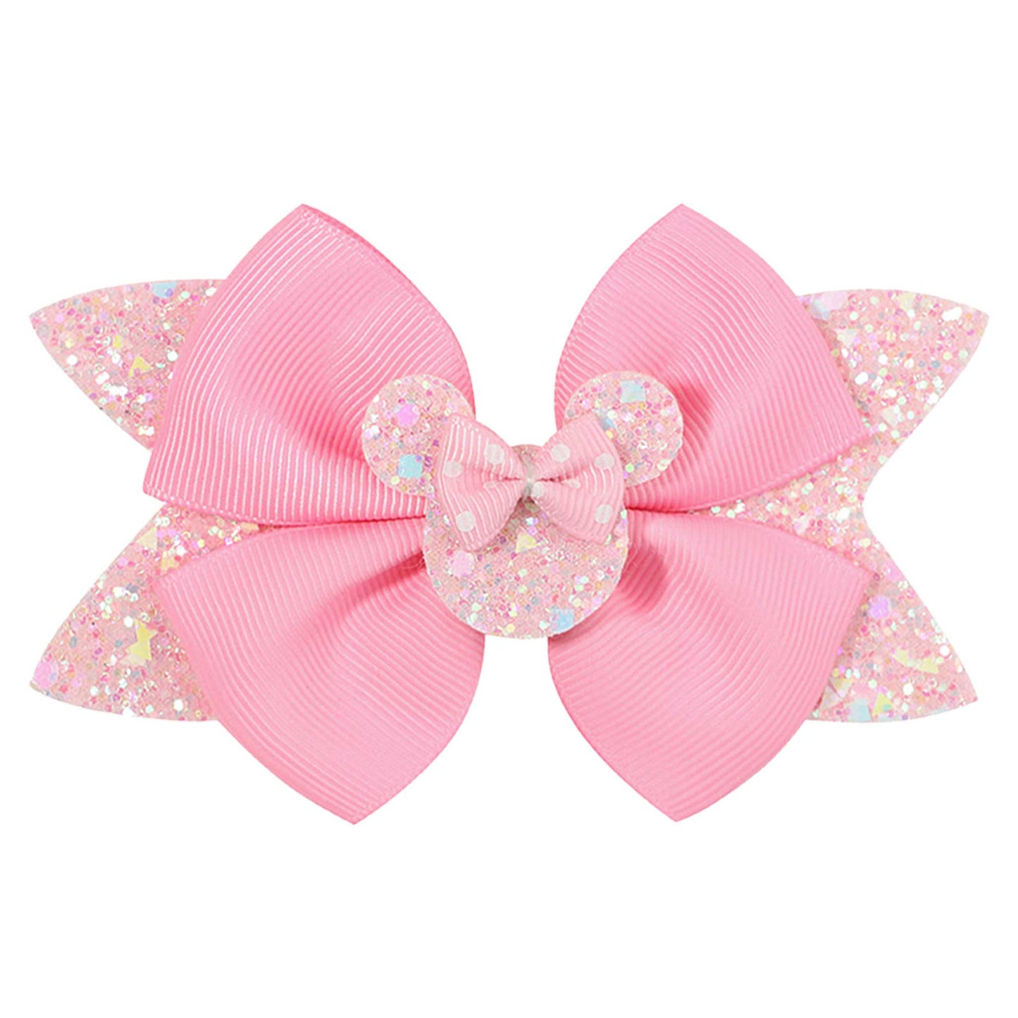 GOLD SPARKLE MINNIE HAIR CLIP