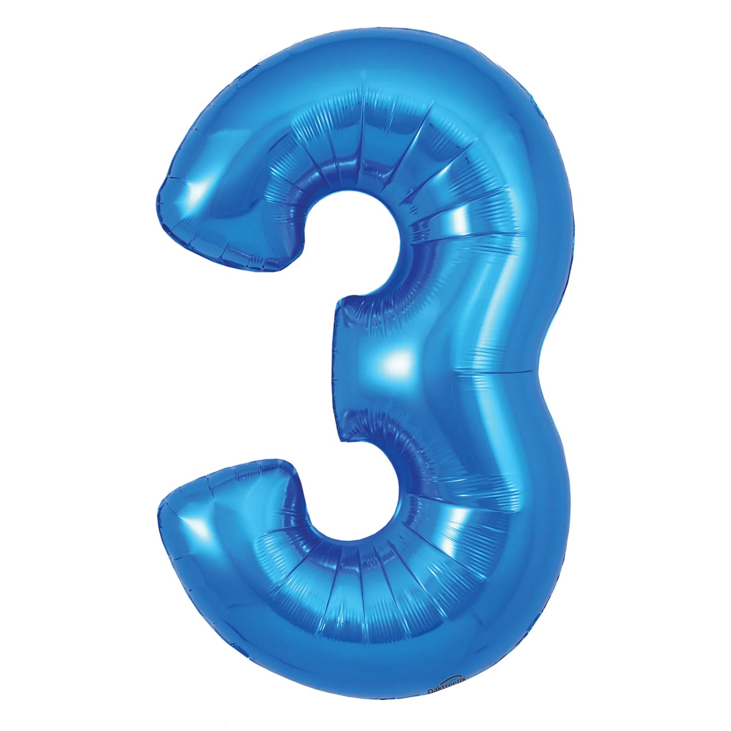 BLUE NUMBER BALLOONS