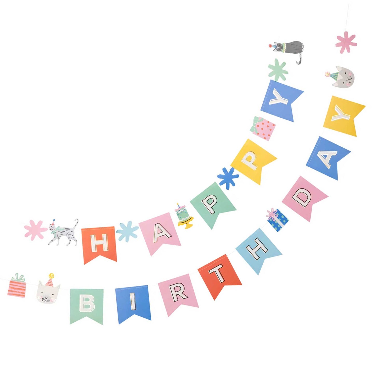 CAT BIRTHDAY BANNER