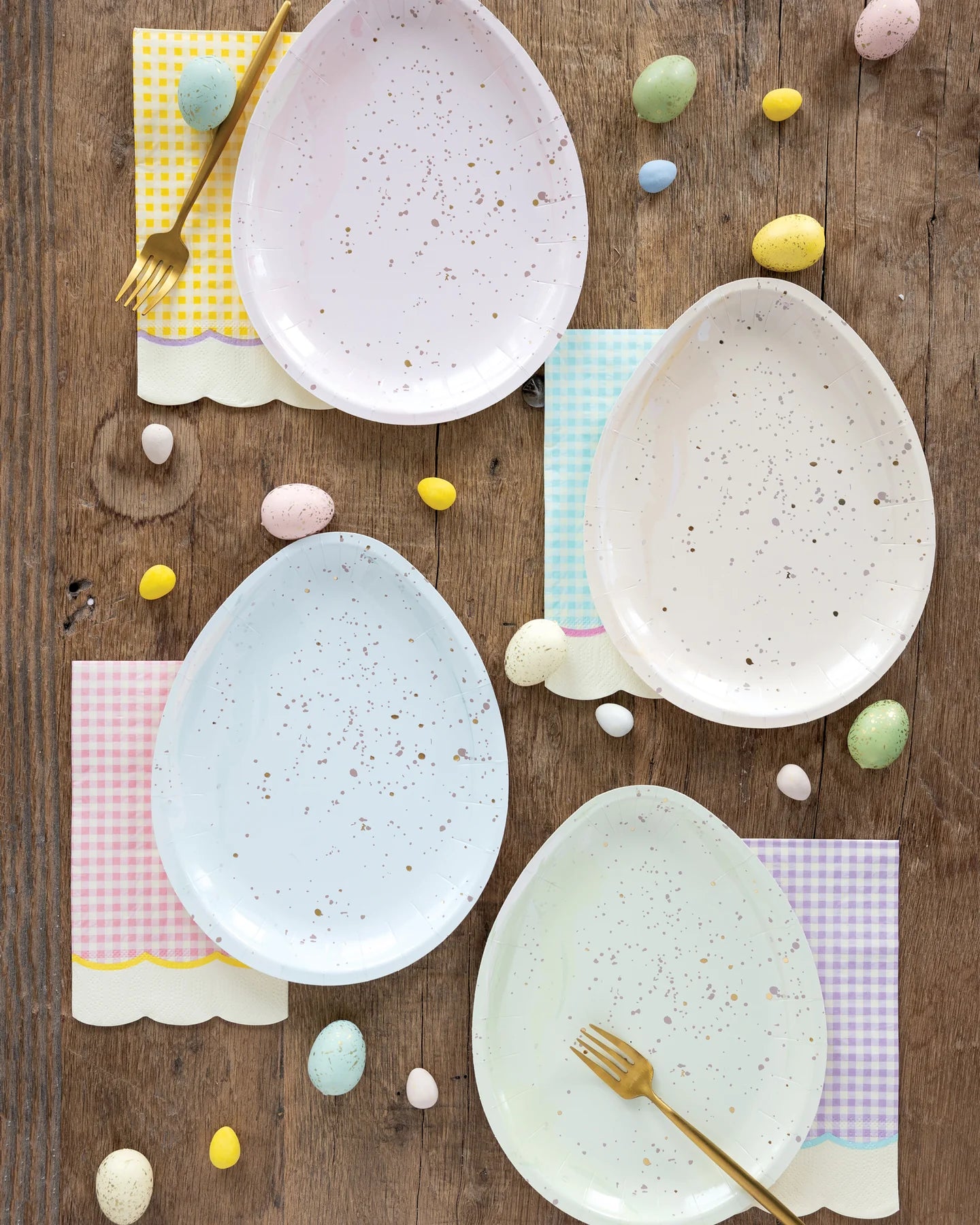 EASTER EGG PLATE SET
