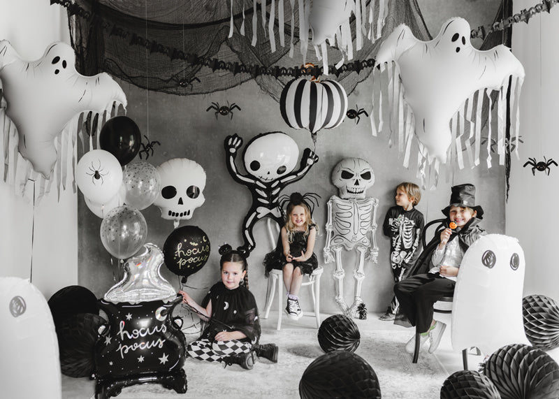 MATTE STRIPED PUMPKIN FOIL BALLOON