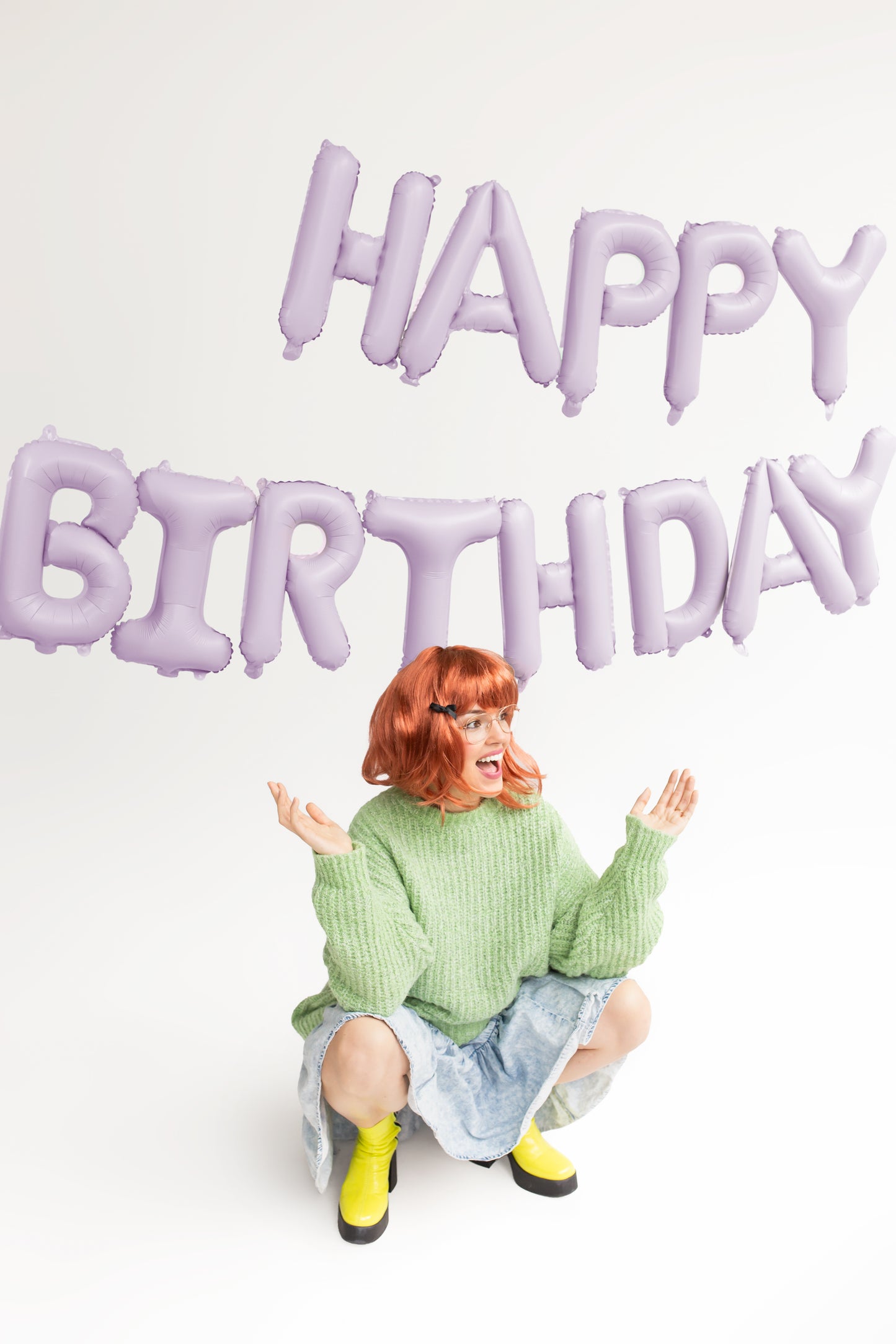 HAPPY BIRTHDAY BALLOON BANNER