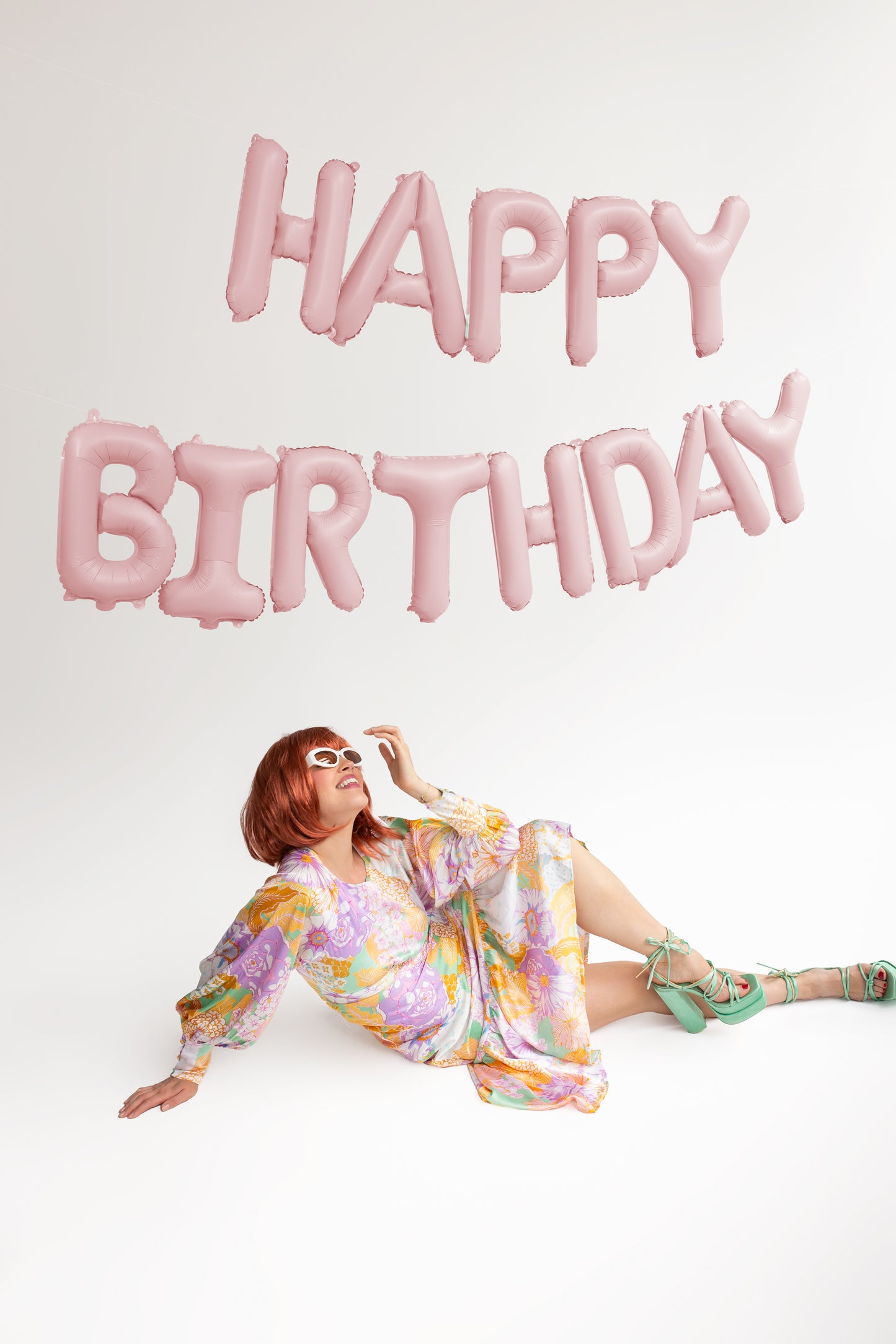 HAPPY BIRTHDAY BALLOON BANNER