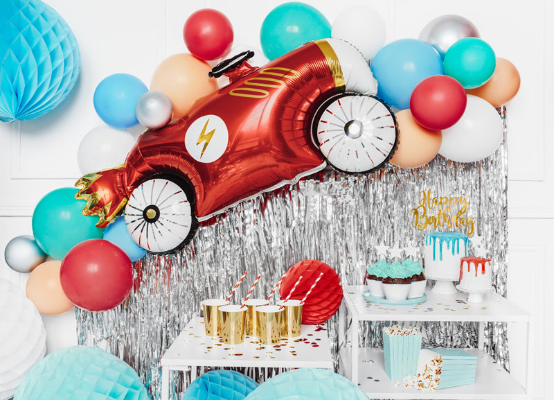 RACE CAR FOIL BALLOONS