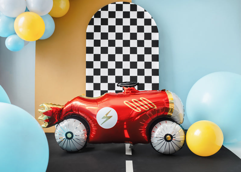 RACE CAR FOIL BALLOONS