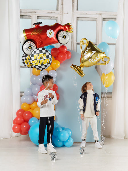 RACE CAR FOIL BALLOONS