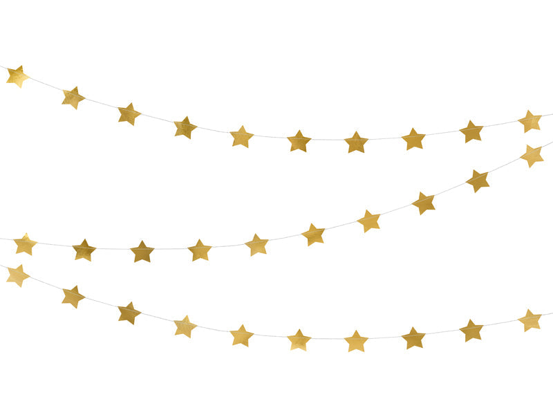 ROSE GOLD STAR GARLAND
