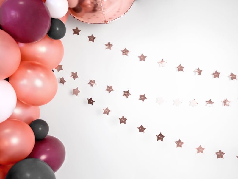 ROSE GOLD STAR GARLAND