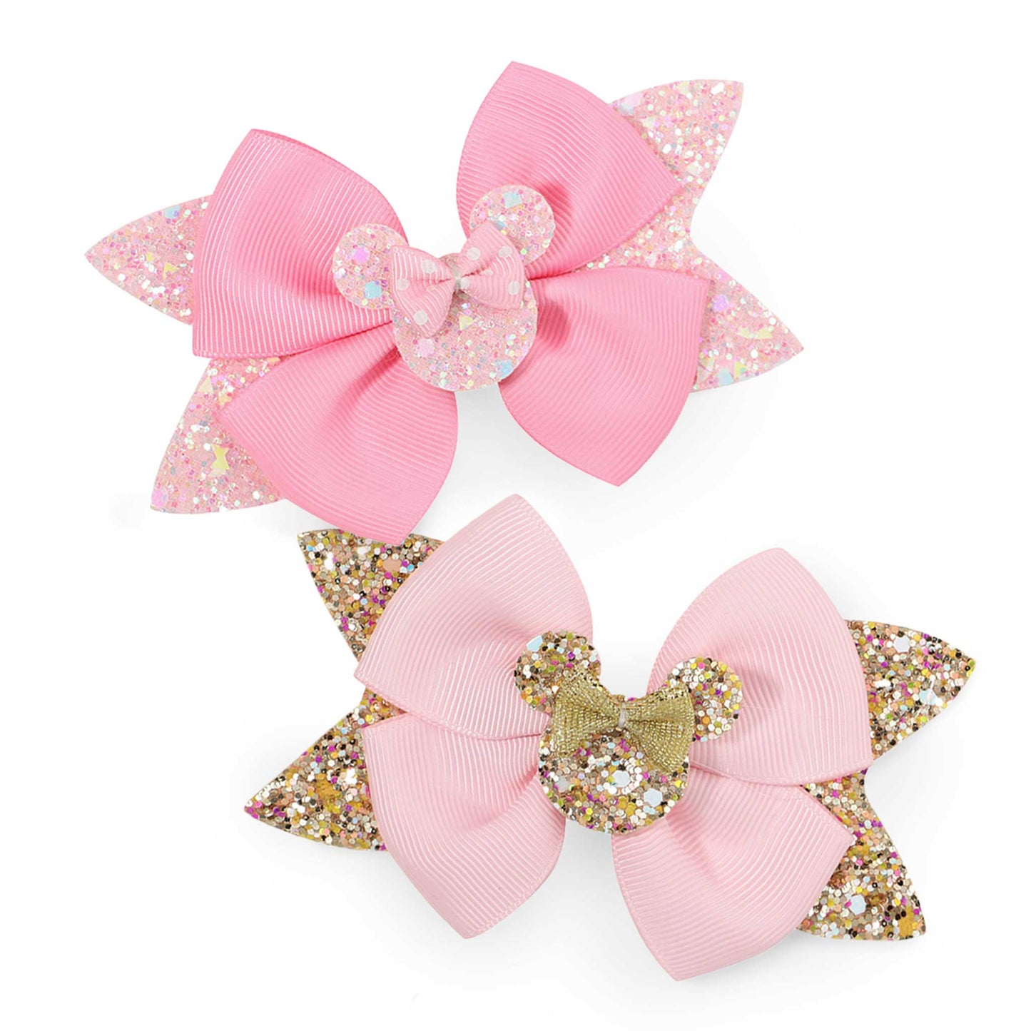 LIGHT PINK MINNIE HAIR CLIP