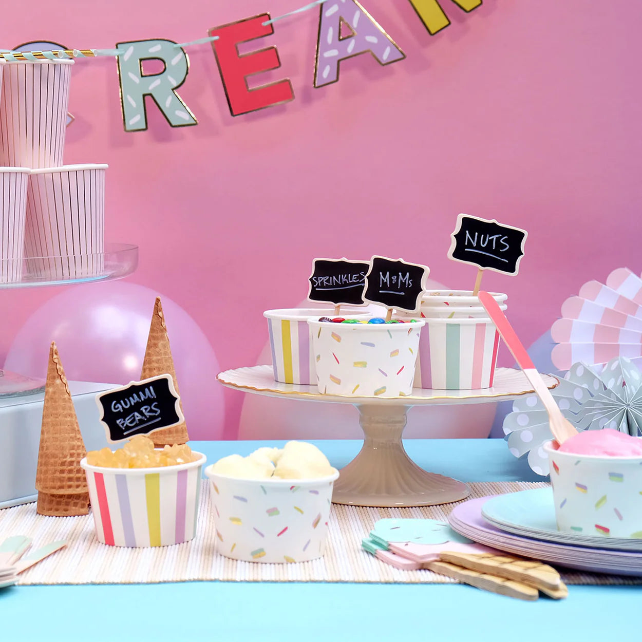 ICE CREAM CONE NAPKINS