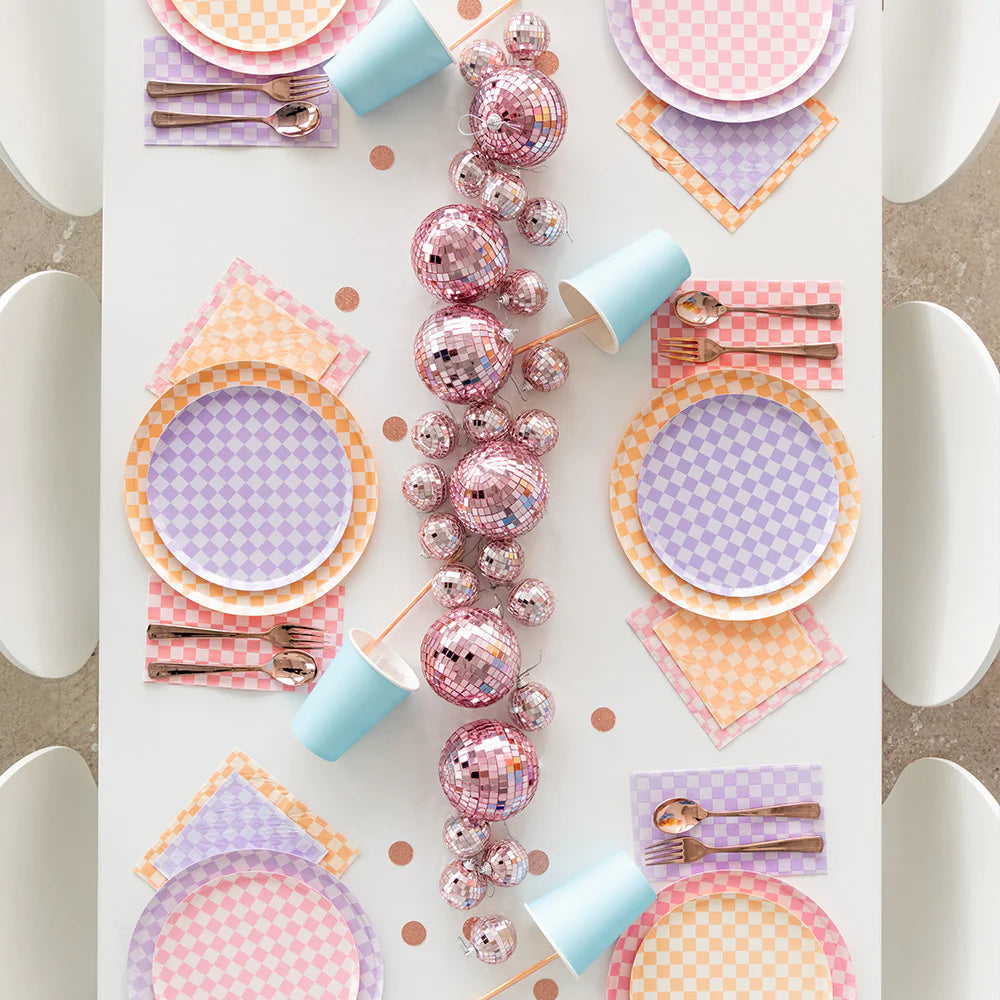PINK CHECKER NAPKIN