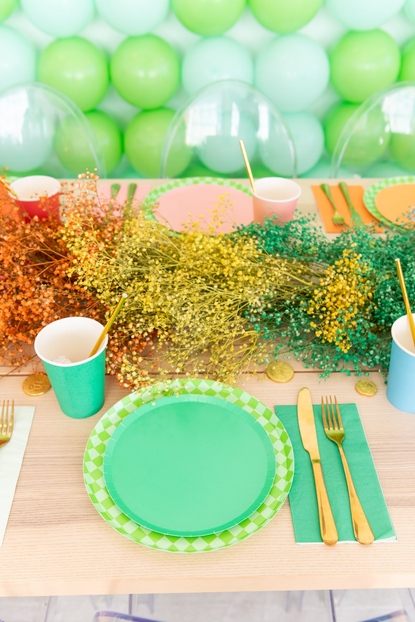 GRASS GREEN PLATES