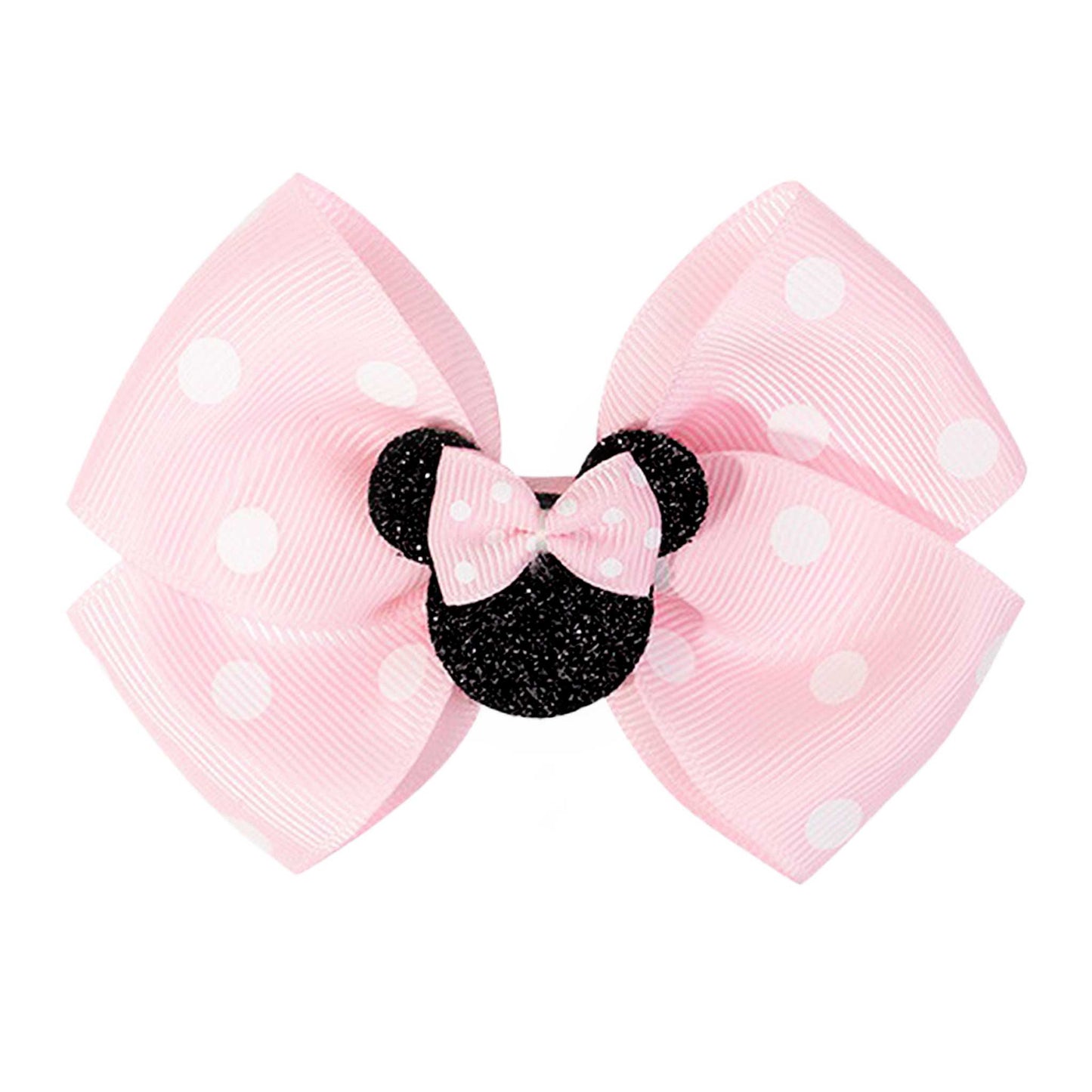 PINK SPARKLE MINNIE HAIR CLIP
