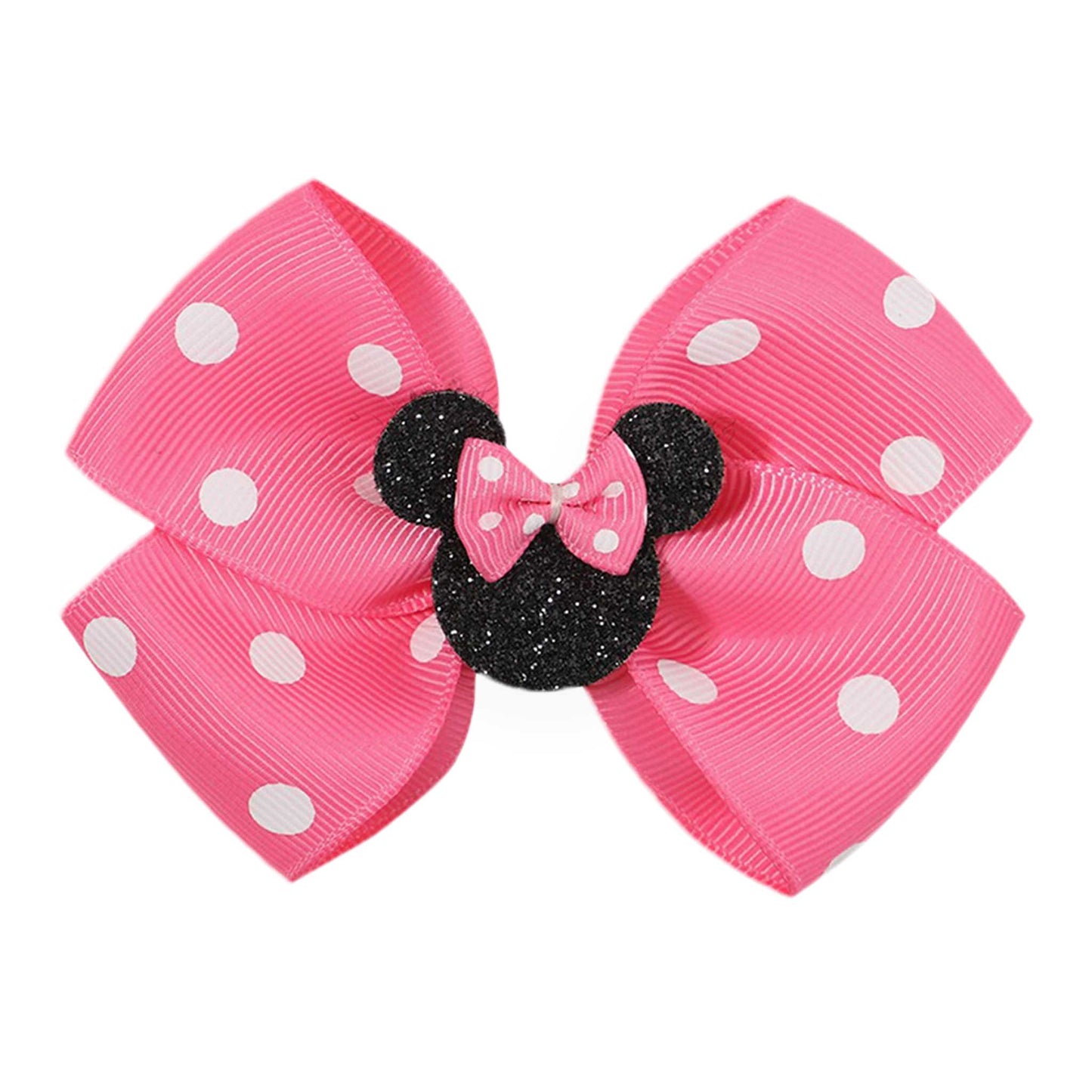 GOLD SPARKLE MINNIE HAIR CLIP