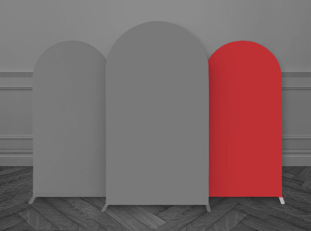 RED ARCH BACKDROP
