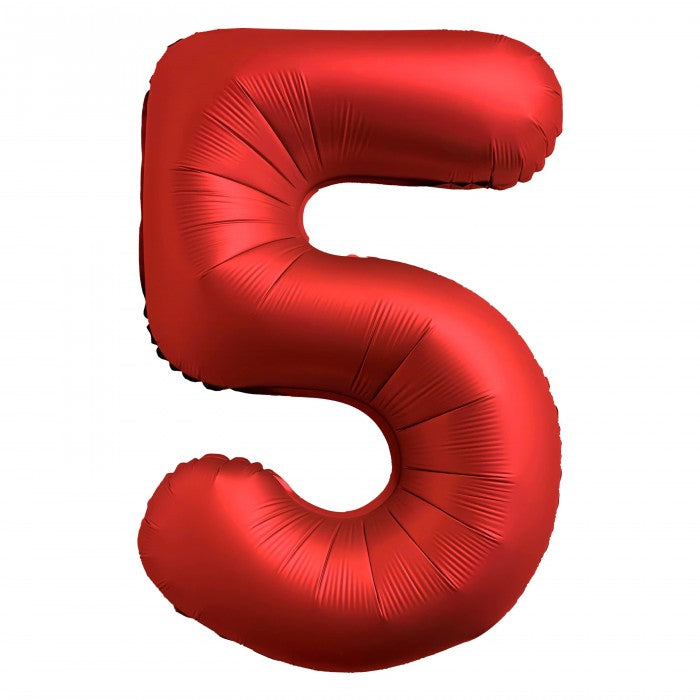 RED NUMBER BALLOONS
