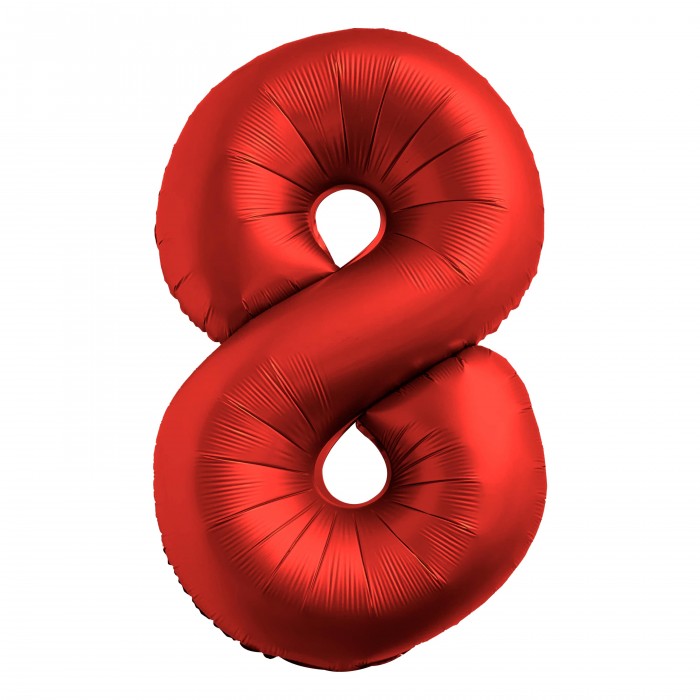 RED NUMBER BALLOONS
