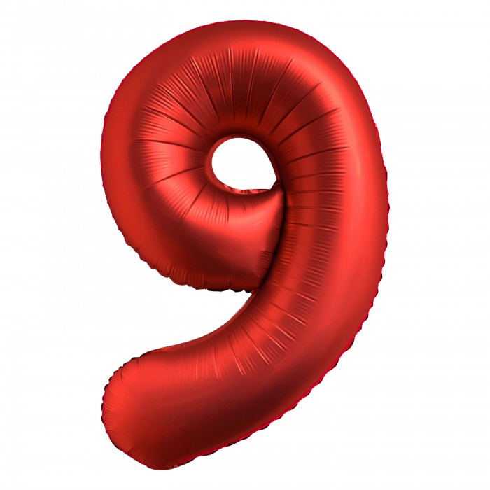 RED NUMBER BALLOONS