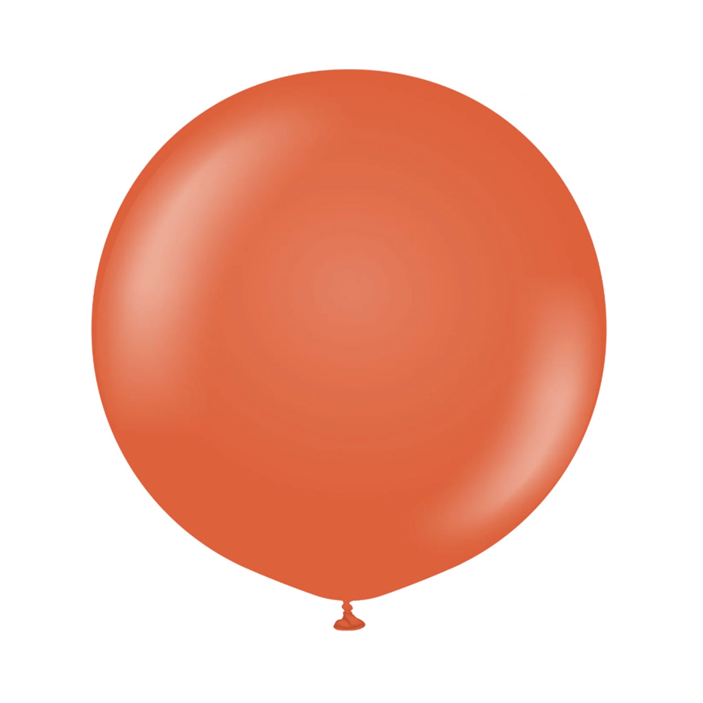 RUST ORANGE BALLOON