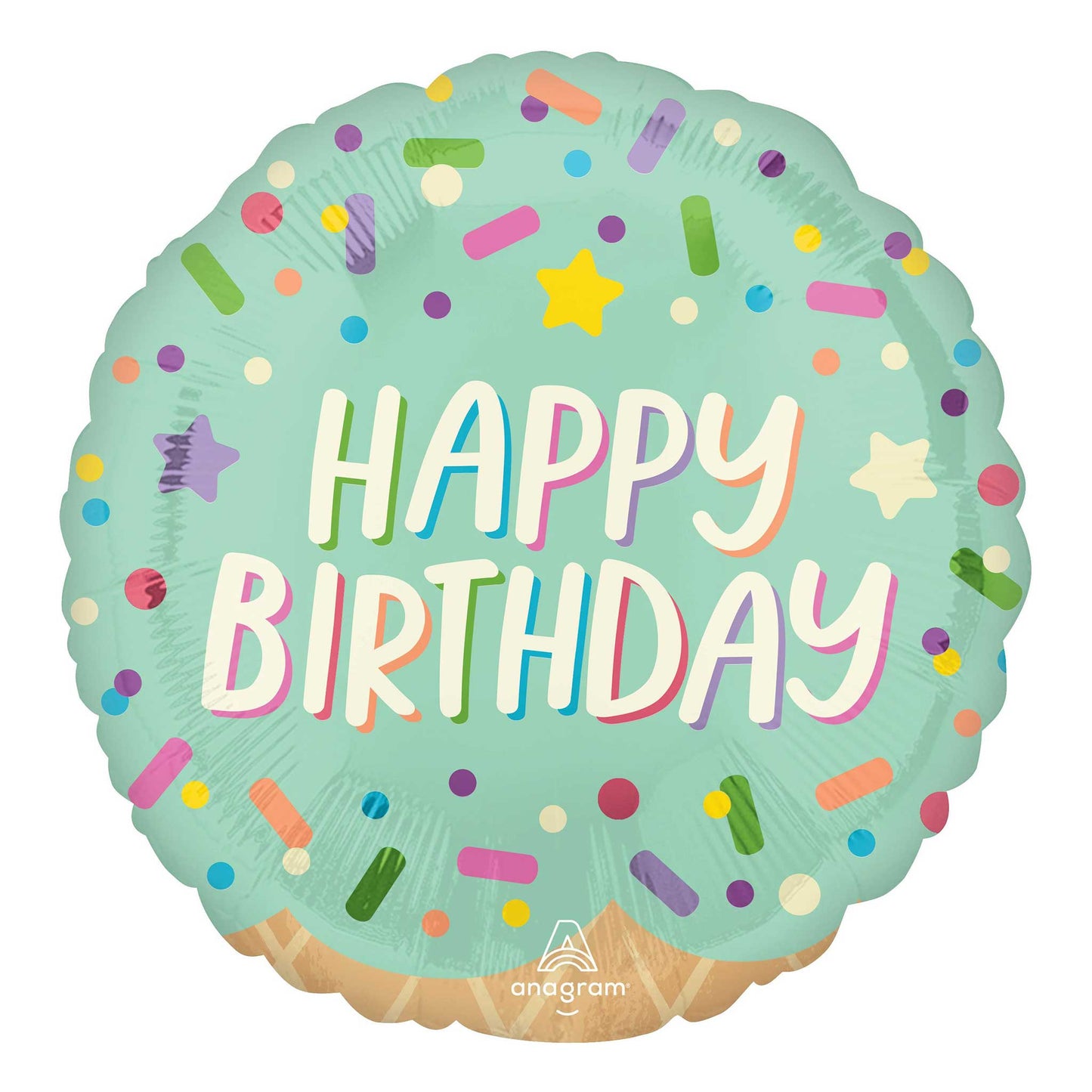 ICE CREAM SPRINKLES FOIL BALLOON