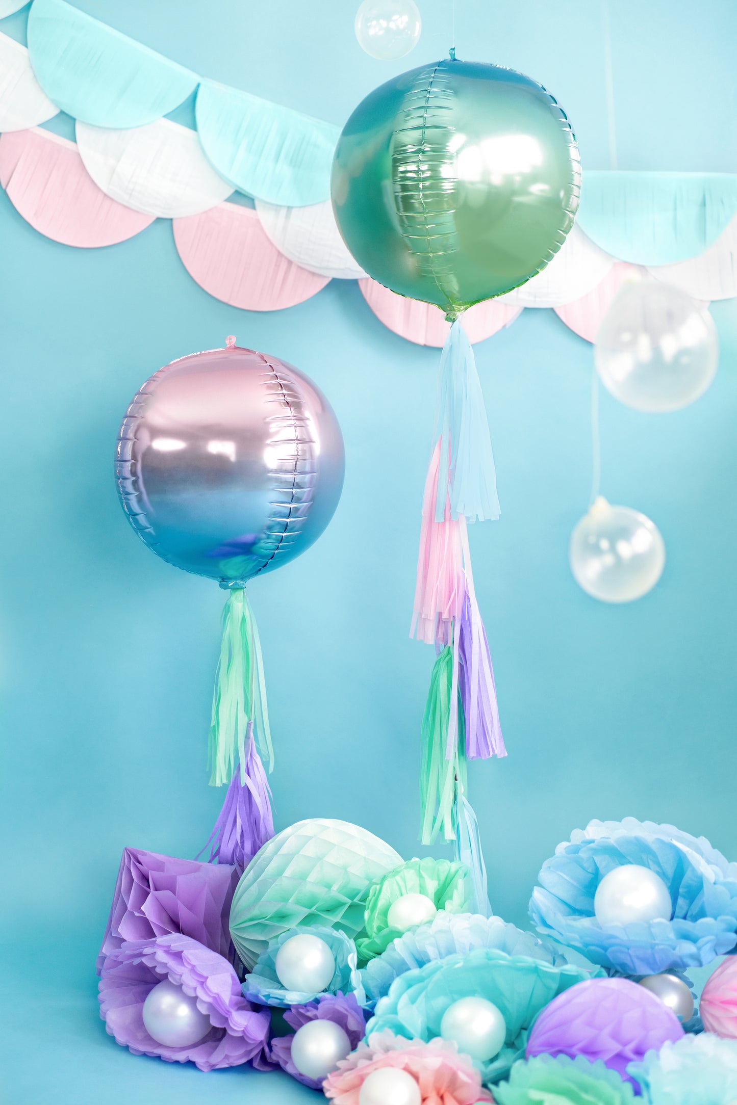PINK, PURPLE, MINT & BLUE TASSEL GARLAND