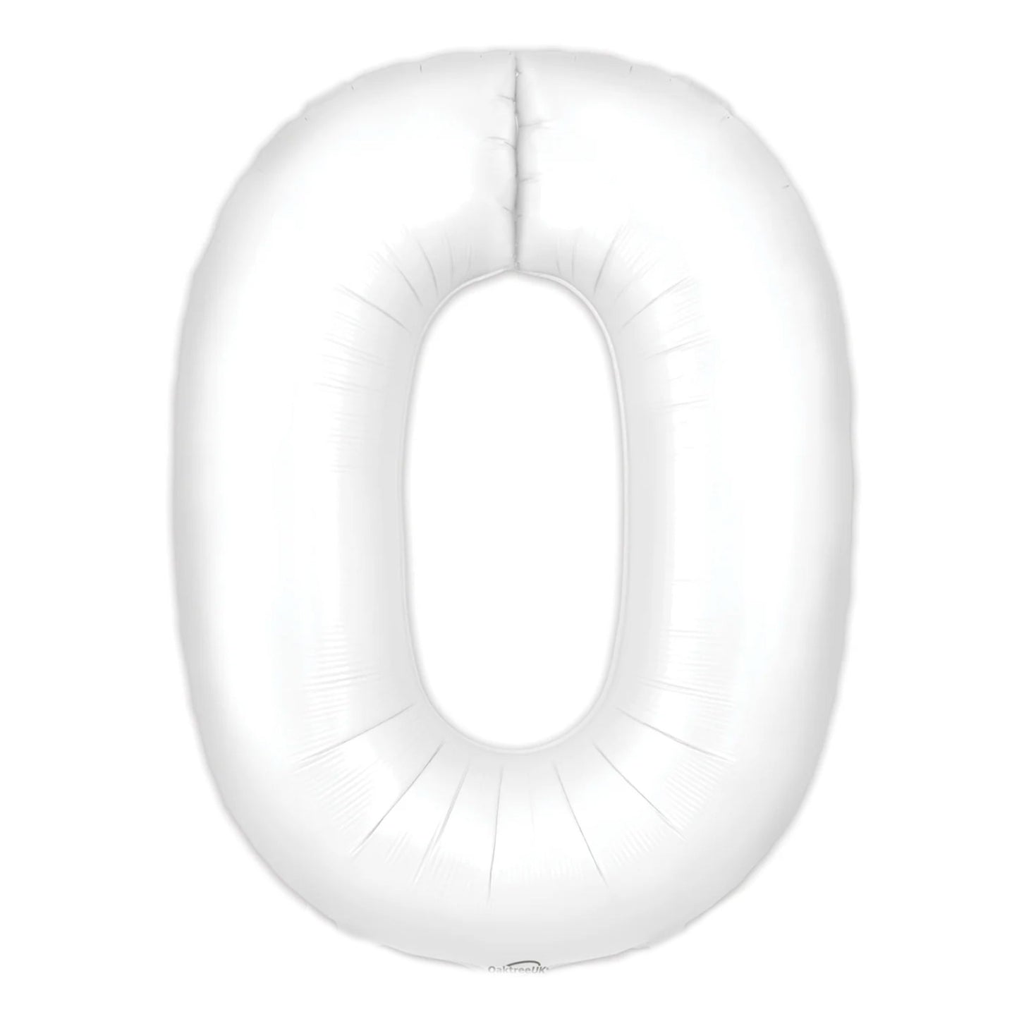 MATTE WHITE NUMBER BALLOON
