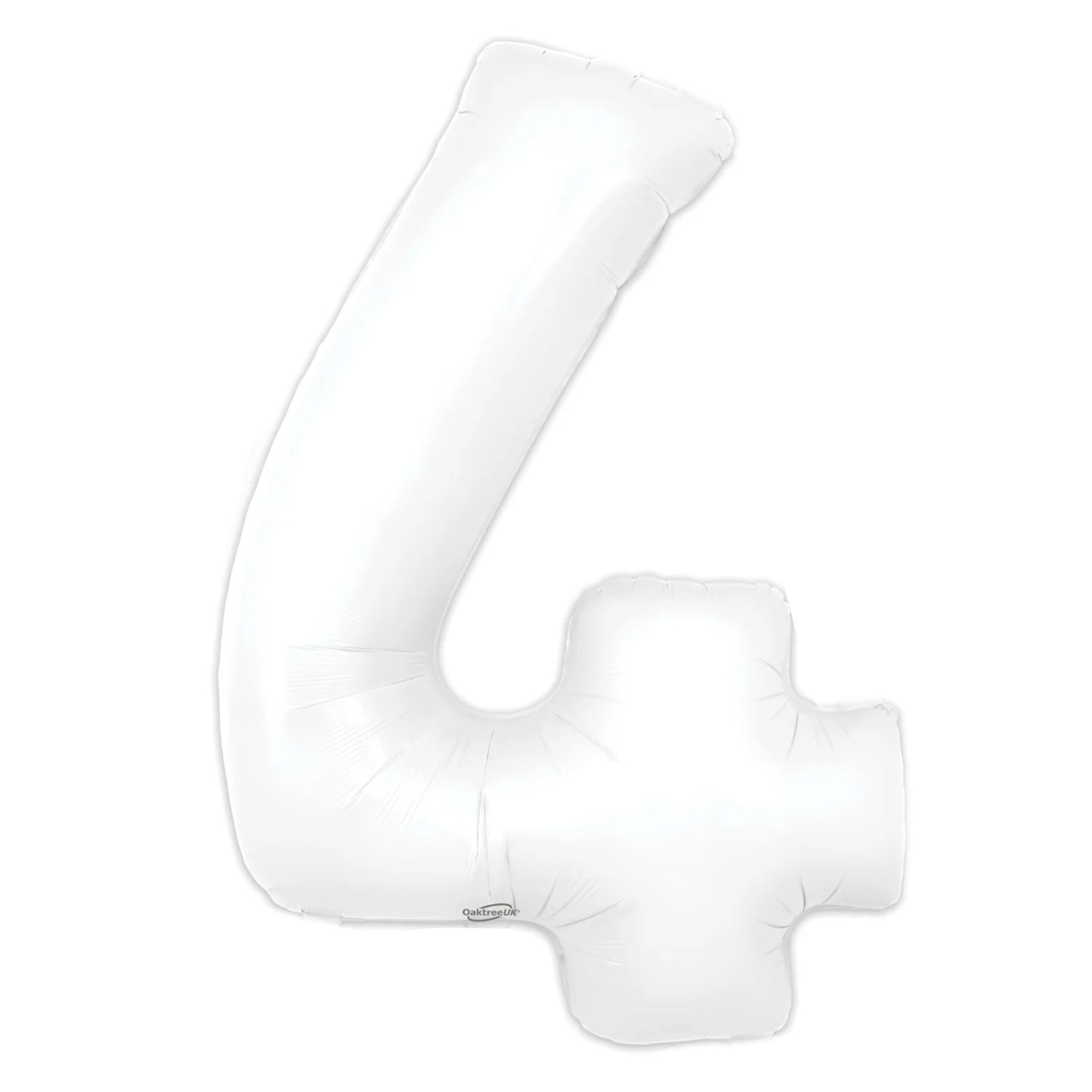 MATTE WHITE NUMBER BALLOONS