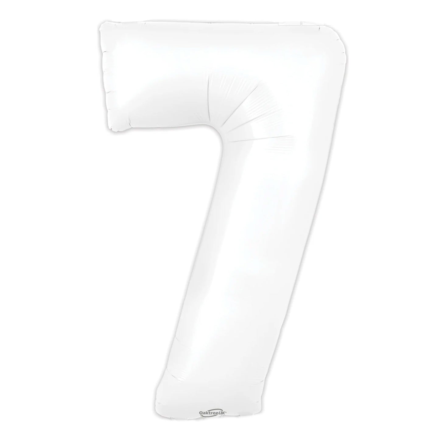MATTE WHITE NUMBER BALLOONS