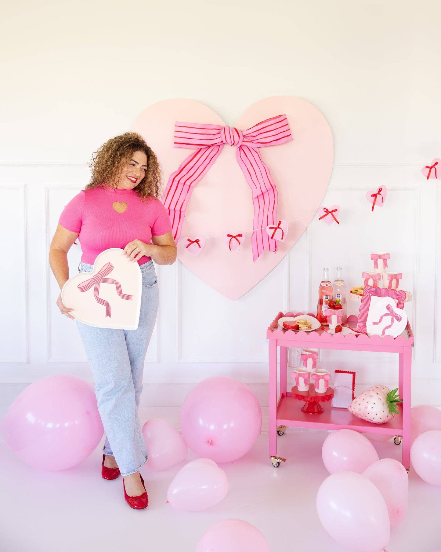 FELT HEART BANNER