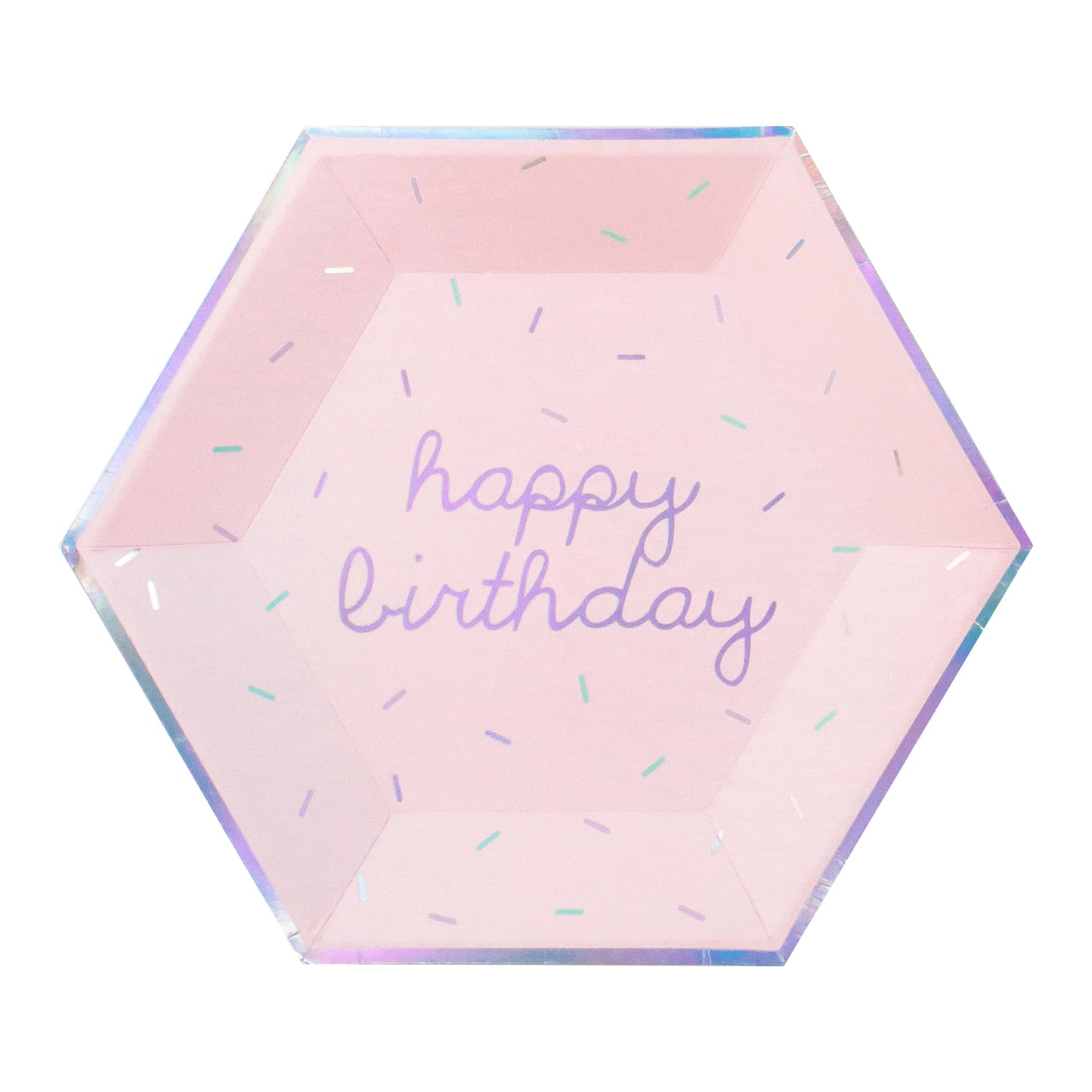 PASTEL SPRINKLE PLATE SET
