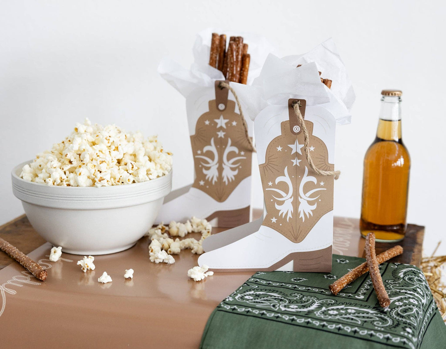 COWBOY BOOT FAVOUR BOX