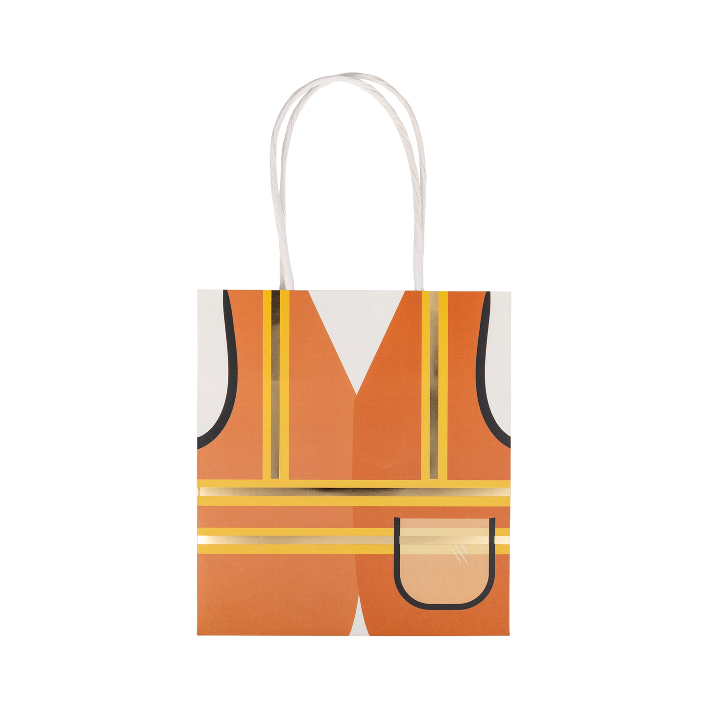 CONSTRUCTION VEST TREAT BAGS