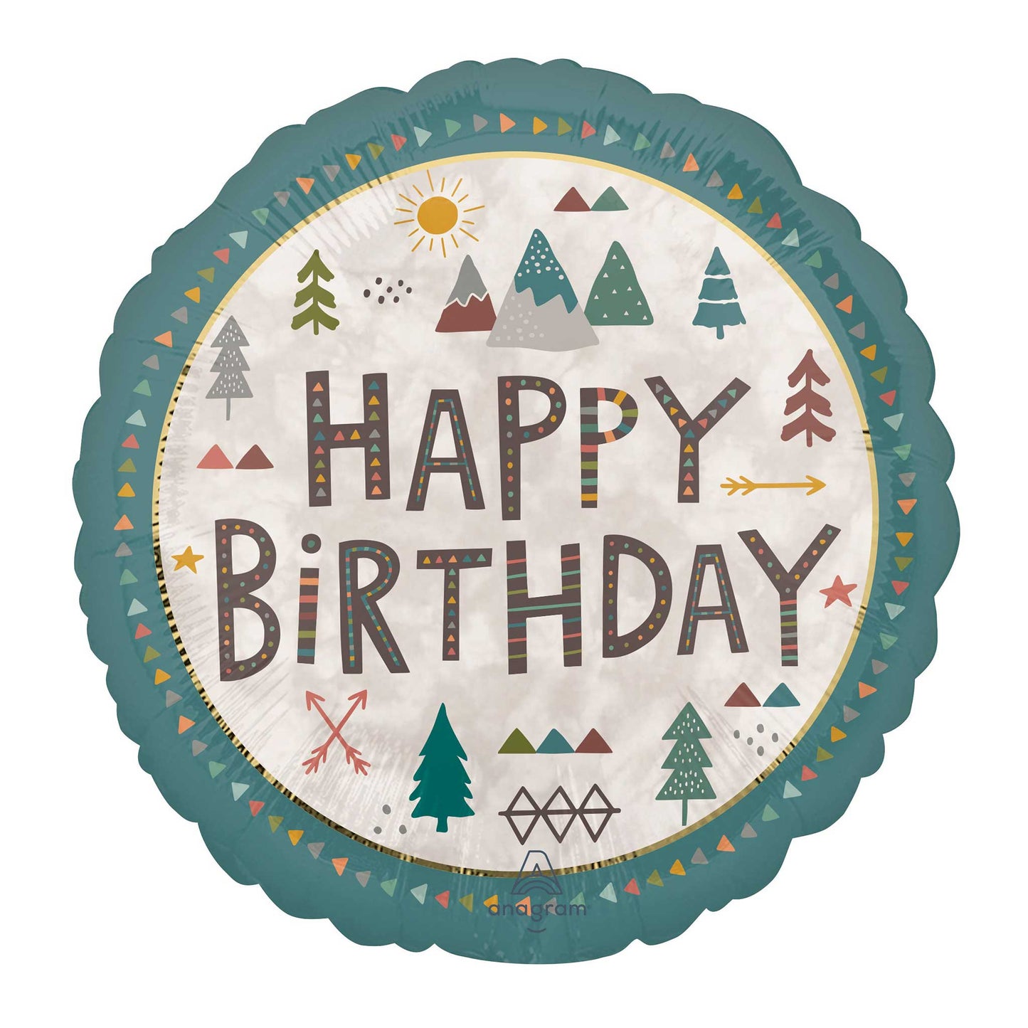 WILDERNESS BIRTHDAY FOIL BALLOON