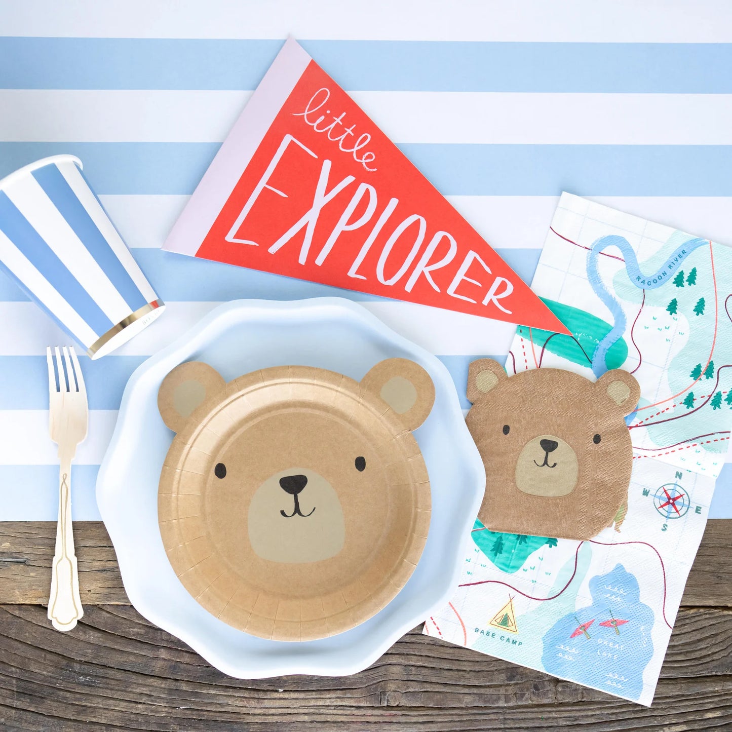 BLUE COMPOSTABLE PLATES