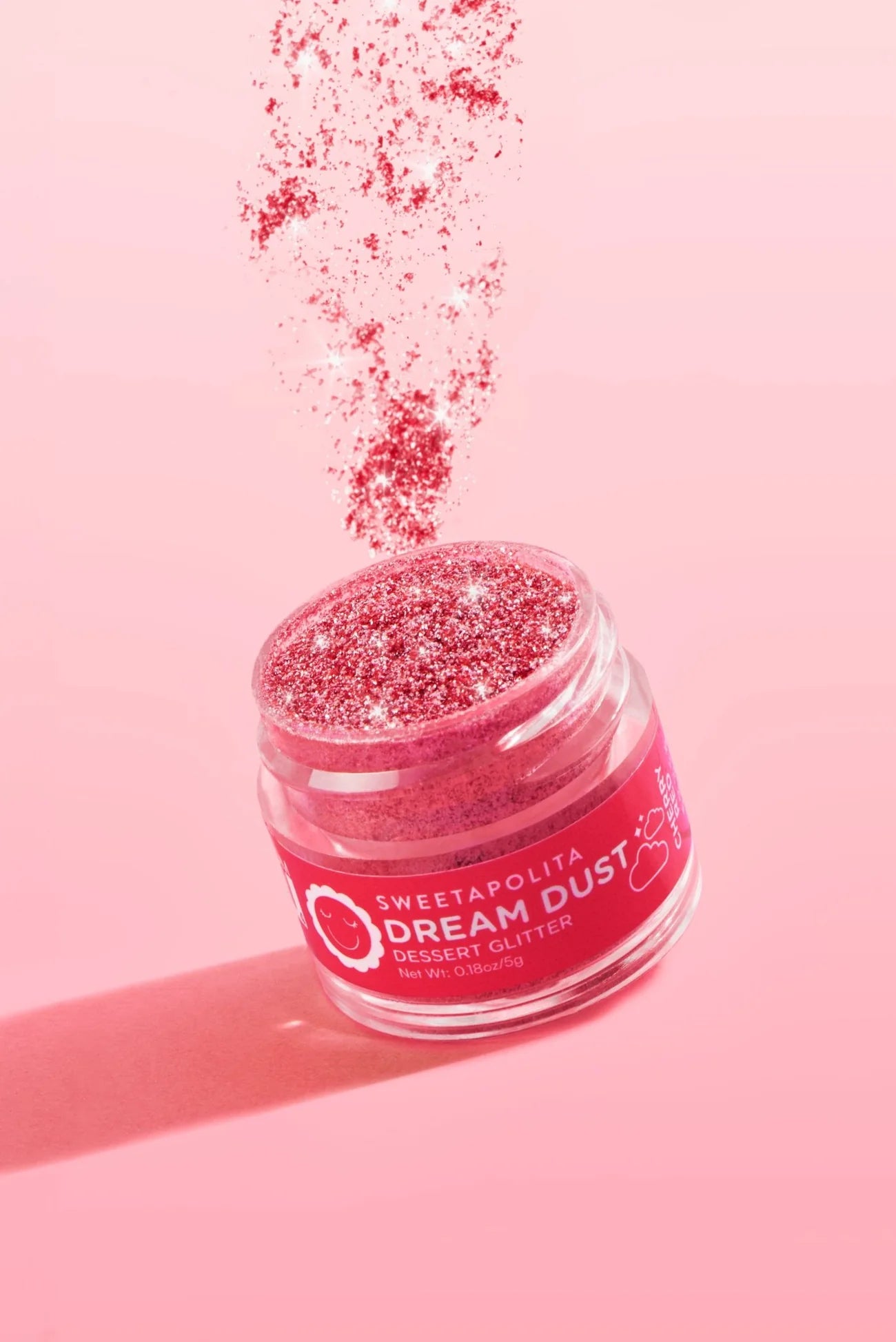 CHERRY RED EDIBLE GLITTER
