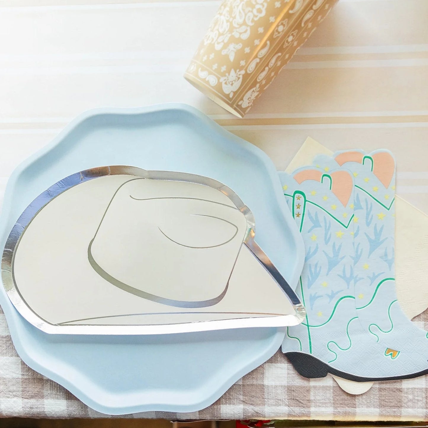 BLUE COMPOSTABLE PLATES