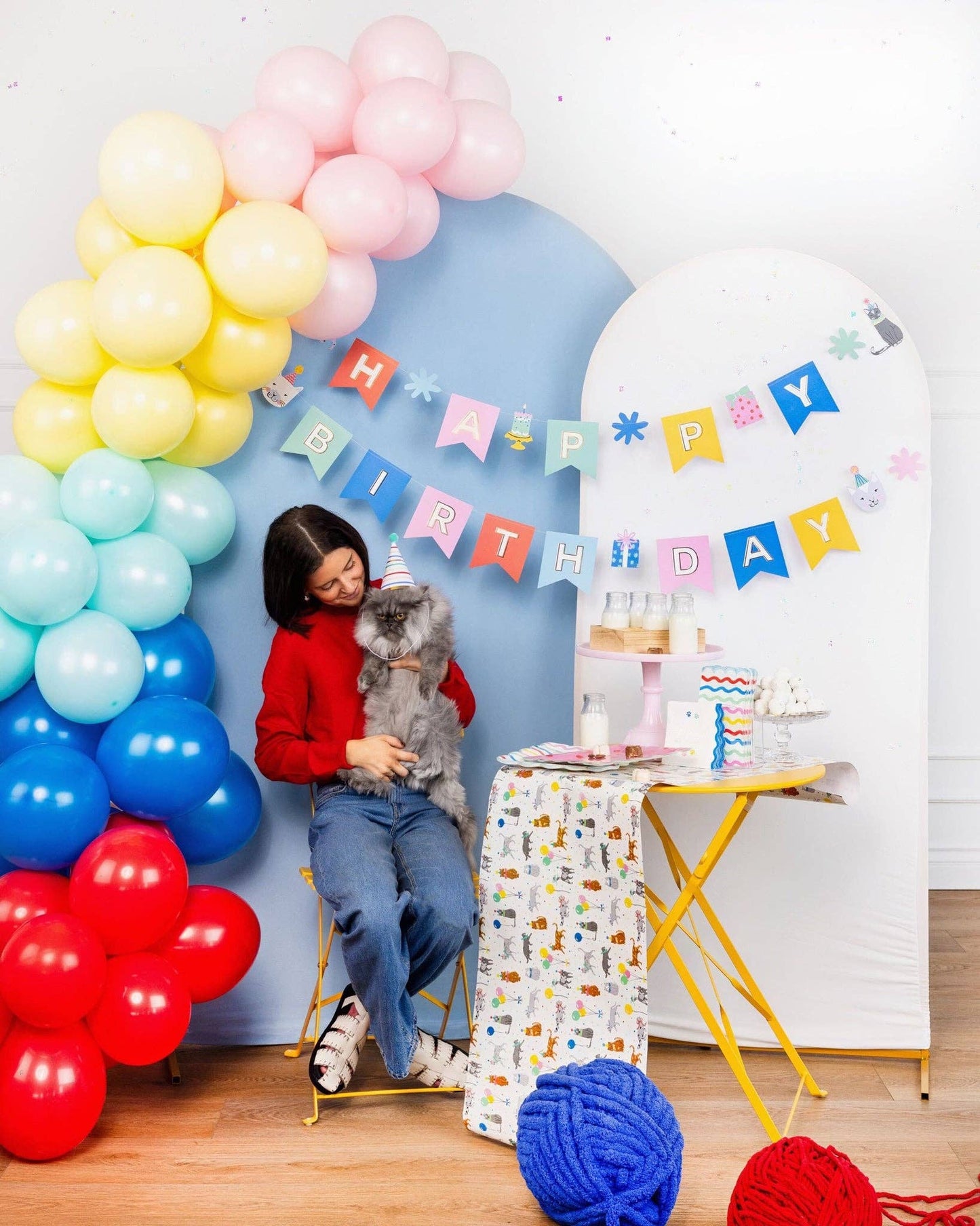 CAT BIRTHDAY BANNER