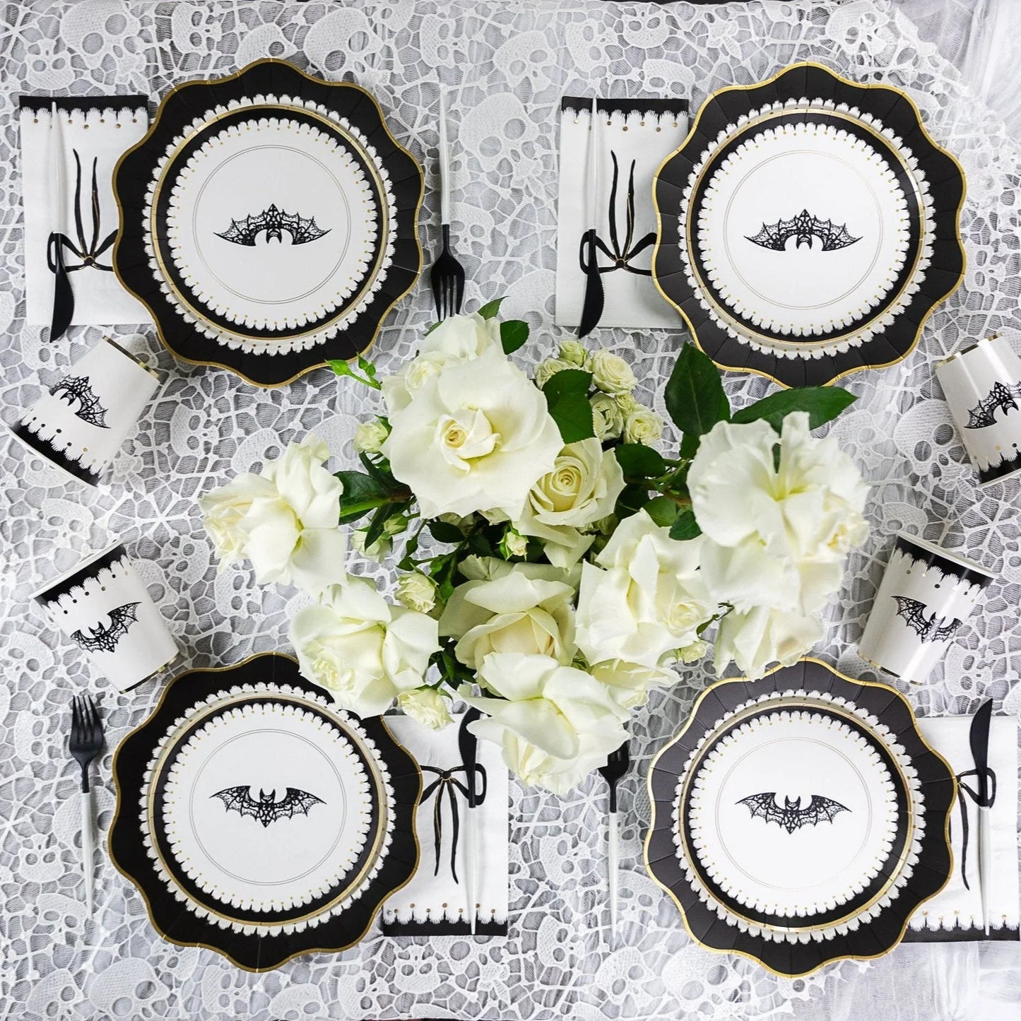 ELEGANT HALLOWEEN PLATES