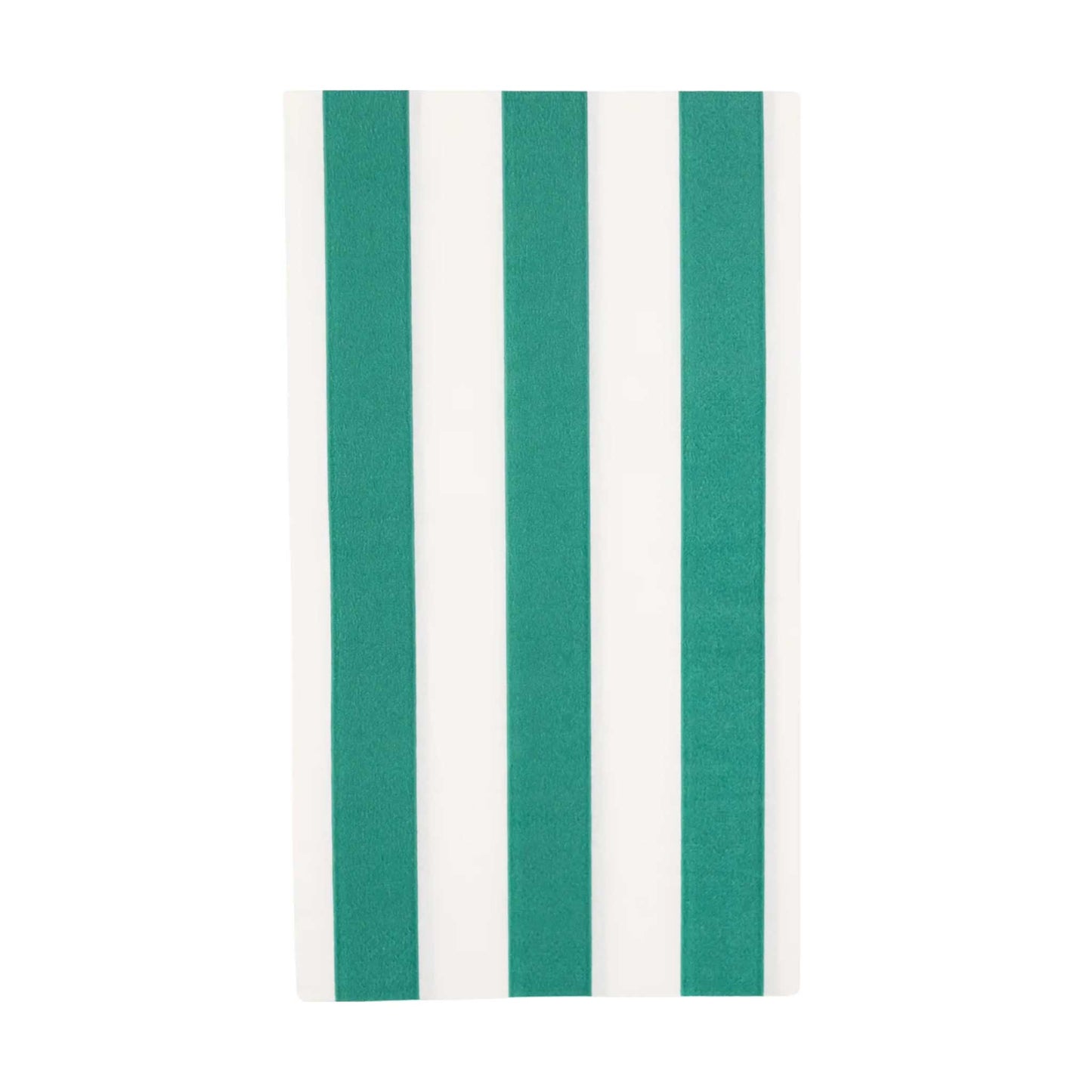 EMERALD GREEN STRIPED NAPKINS