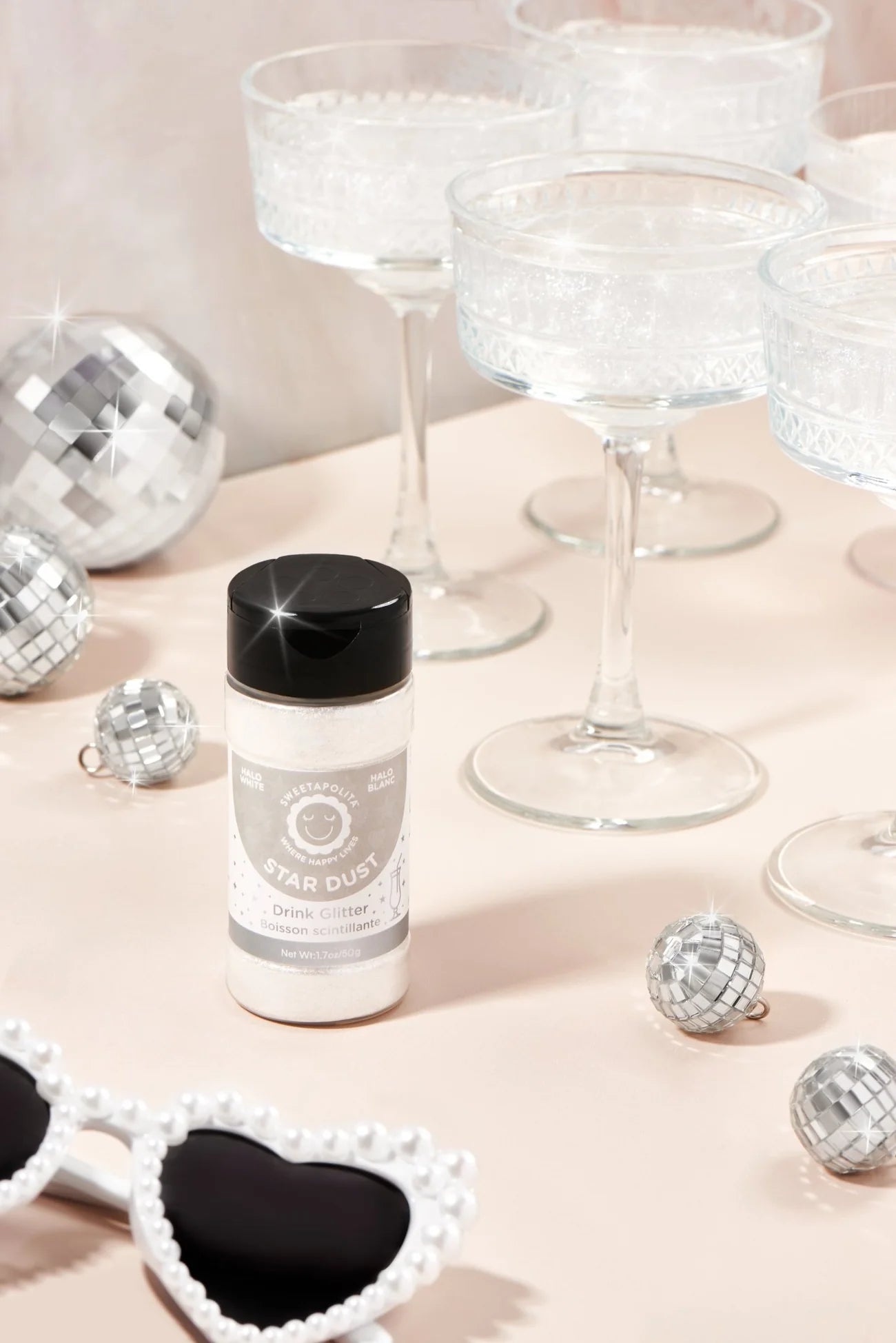 HALO WHITE EDIBLE GLITTER