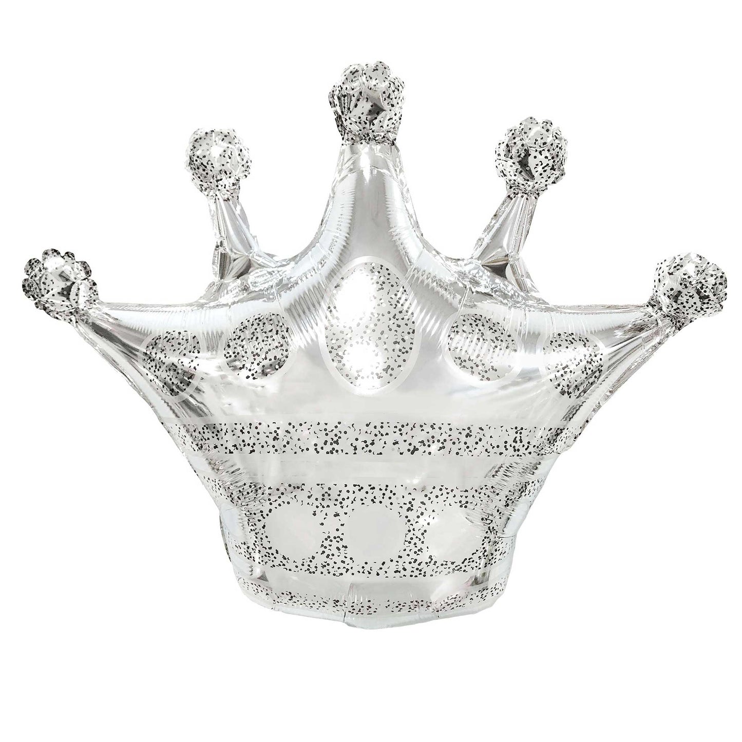 SILVER CROWN FOIL BALLOON