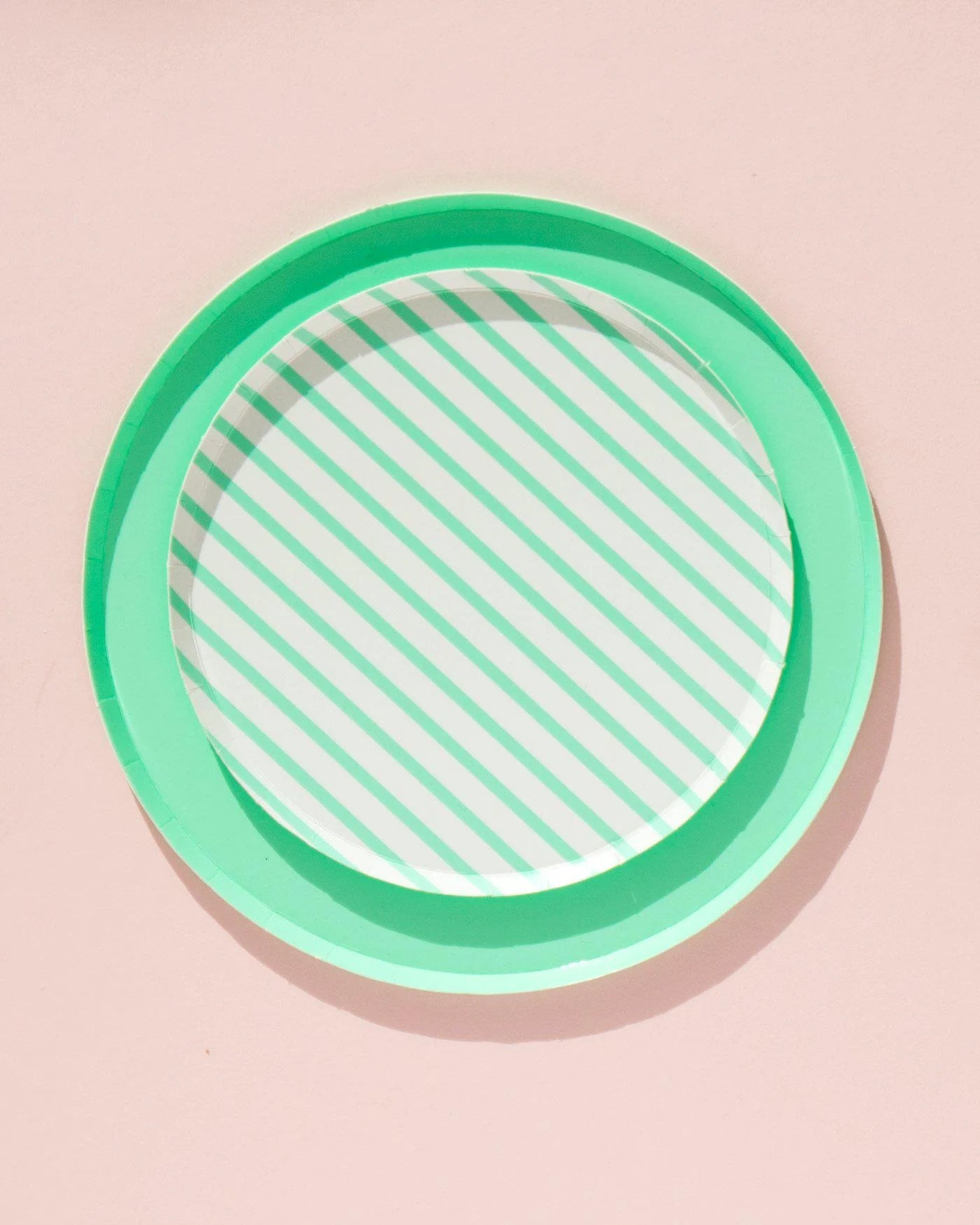 MINT STRIPED PLATES