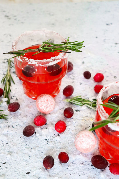 FROSTED CRANBERRY COCKTAIL BOMB