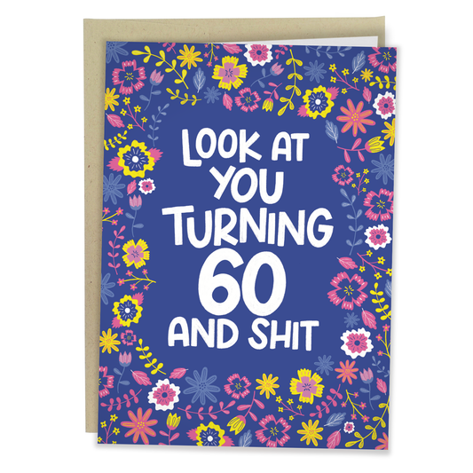 TURNING 60 BIRTHDAY CARD