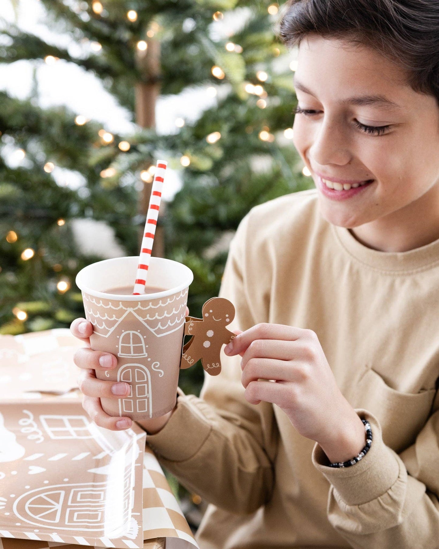 GINGERBREAD HANDLED CUP